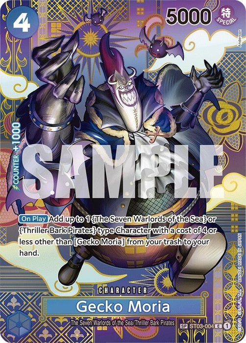 Image for Gecko Moria (SP) (ST03-004) (Foil) [Two Legends] - One Piece Card Game