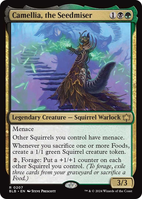 Image for Camellia, the Seedmiser (207) [Bloomburrow] - Magic: The Gathering