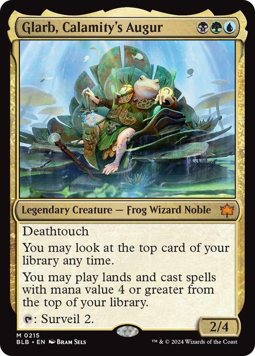 Image for Glarb, Calamity's Augur (215) (Foil) [Bloomburrow] - Magic: The Gathering