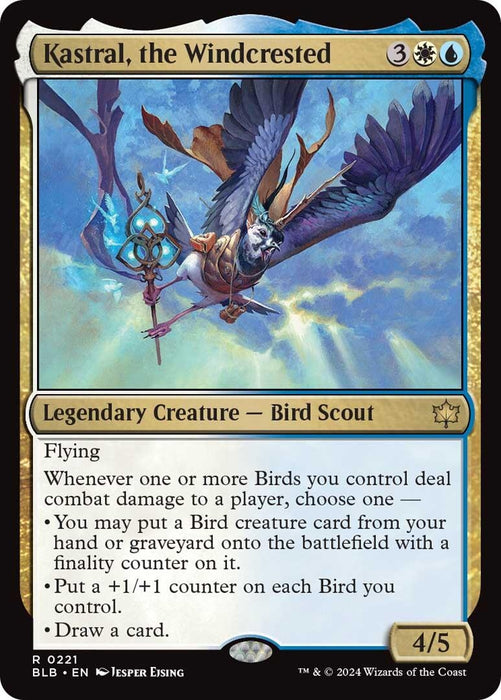 Image for Kastral, the Windcrested (221) [Bloomburrow] - Magic: The Gathering