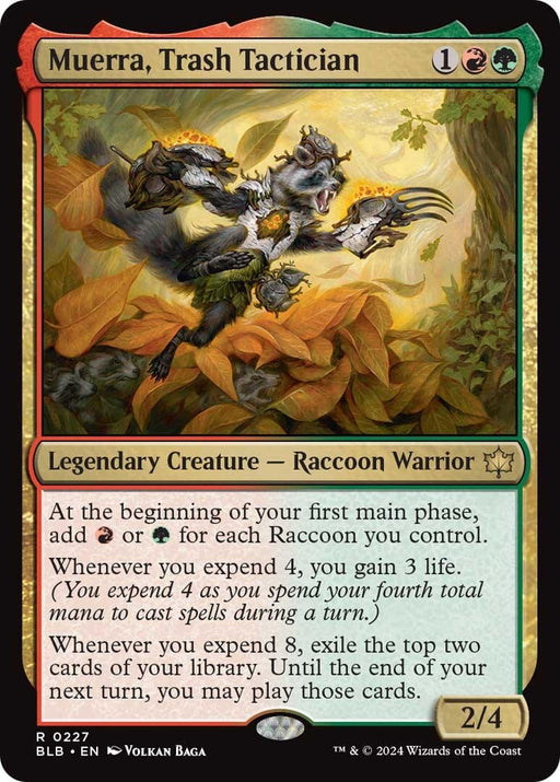 Image for Muerra, Trash Tactician (227) [Bloomburrow] - Magic: The Gathering
