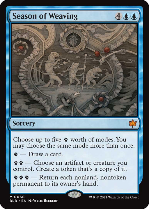 Image for Season of Weaving (68) (Foil) [Bloomburrow] - Magic: The Gathering