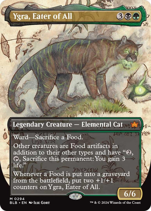 Image for Ygra, Eater of All (Borderless) (294) [Bloomburrow] - Magic: The Gathering
