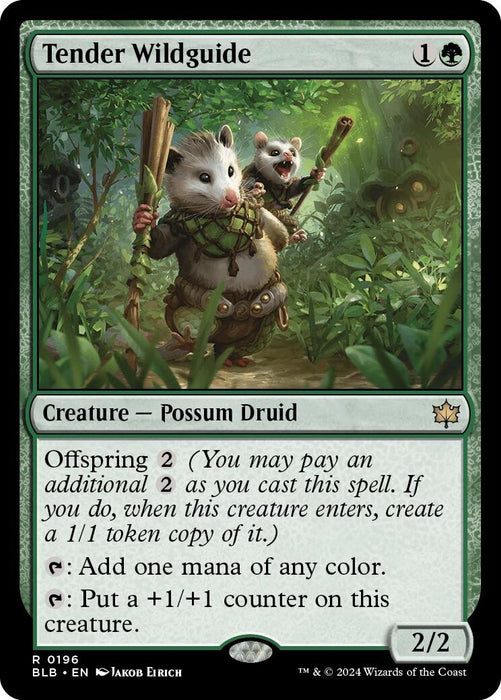 Image for Tender Wildguide (196) [Bloomburrow] - Magic: The Gathering