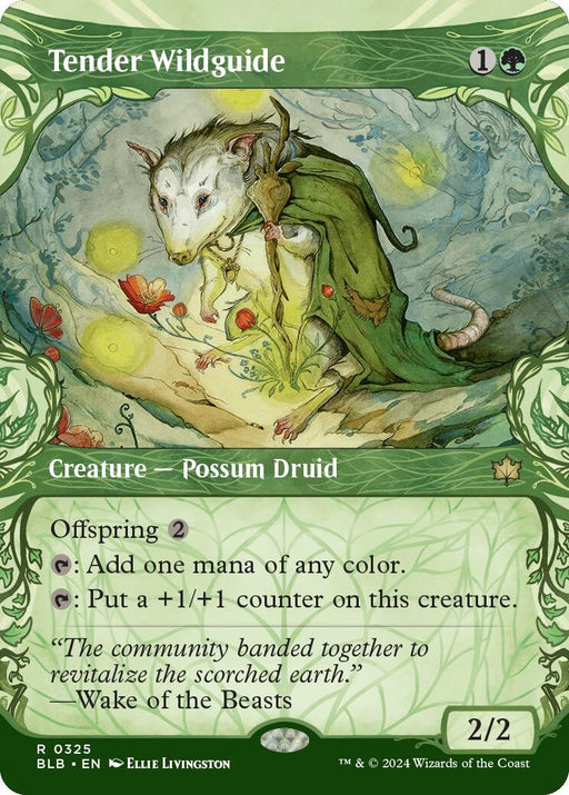 Image for Tender Wildguide (Showcase) (325) [Bloomburrow] - Magic: The Gathering