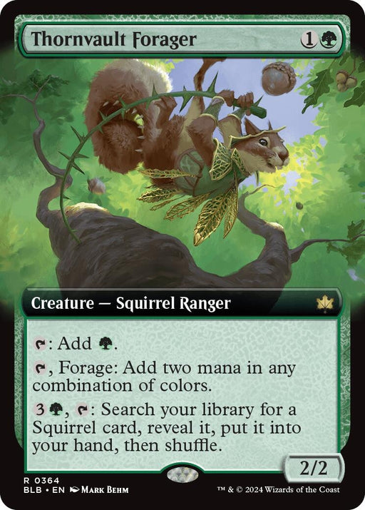 Image for Thornvault Forager (Extended Art) (364) [Bloomburrow] - Magic: The Gathering