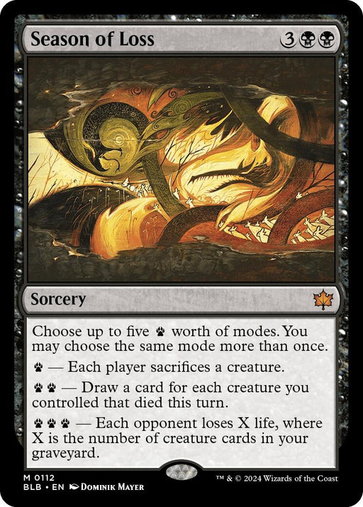 Image for Season of Loss (112) [Bloomburrow] - Magic: The Gathering