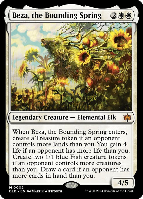 Image for Beza, the Bounding Spring (2) (Foil) [Bloomburrow] - Magic: The Gathering