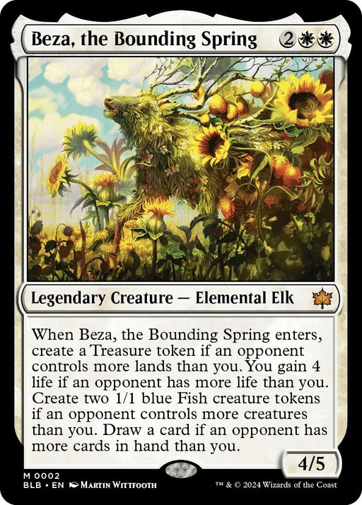 Image for Beza, the Bounding Spring (2) (Foil) [Bloomburrow] - Magic: The Gathering