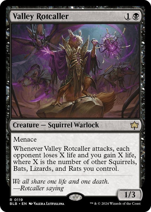 Image for Valley Rotcaller (119) (Foil) [Bloomburrow] - Magic: The Gathering