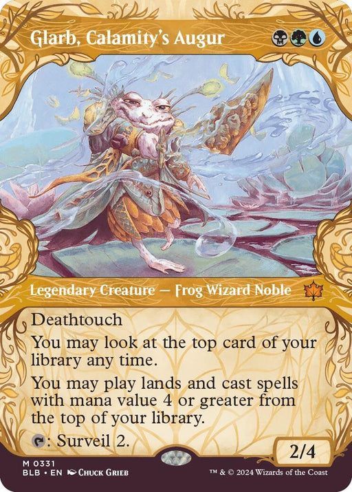 Image for Glarb, Calamity's Augur (Showcase) (331) (Foil) [Bloomburrow] - Magic: The Gathering