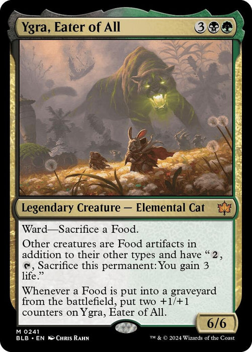 Image for Ygra, Eater of All (241) [Bloomburrow] - Magic: The Gathering
