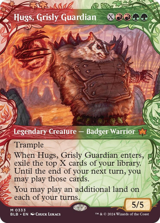 Image for Hugs, Grisly Guardian (Showcase) (333) [Bloomburrow] - Magic: The Gathering