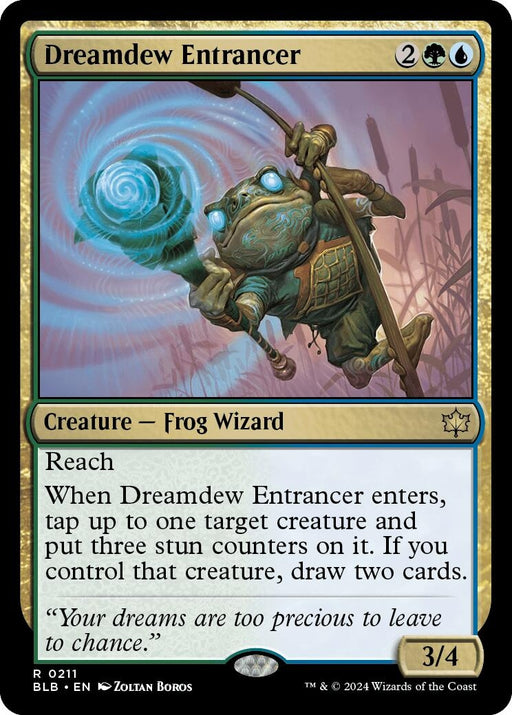 Image for Dreamdew Entrancer (211) (Foil) [Bloomburrow] - Magic: The Gathering