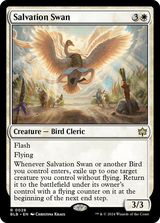 Image for Salvation Swan (28) (Foil) [Bloomburrow] - Magic: The Gathering
