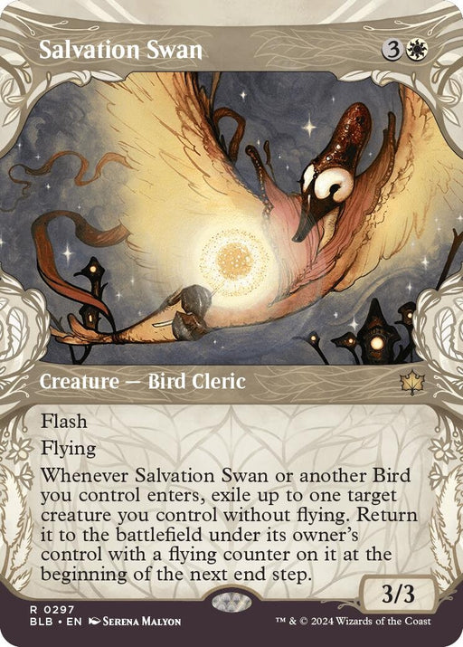 Image for Salvation Swan (Showcase) (297) (Foil) [Bloomburrow] - Magic: The Gathering