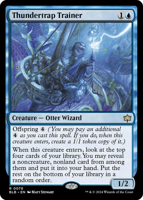 Image for Thundertrap Trainer (78) (Foil) [Bloomburrow] - Magic: The Gathering