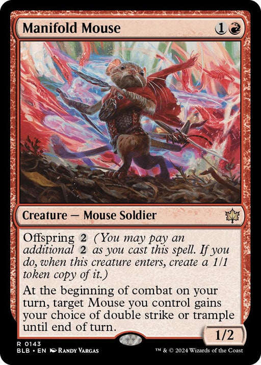 Image for Manifold Mouse (143) (Foil) [Bloomburrow] - Magic: The Gathering