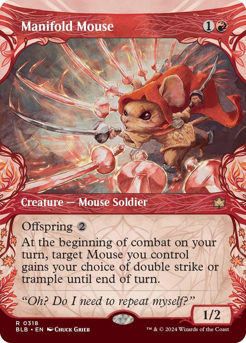 Image for Manifold Mouse (Showcase) (318) [Bloomburrow] - Magic: The Gathering