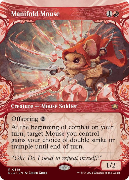 Image for Manifold Mouse (Showcase) (318) [Bloomburrow] - Magic: The Gathering