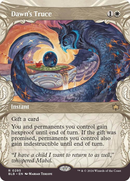 Image for Dawn's Truce (Showcase) (295) (Foil) [Bloomburrow] - Magic: The Gathering