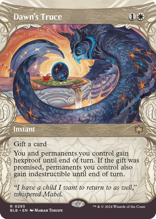 Image for Dawn's Truce (Showcase) (295) (Foil) [Bloomburrow] - Magic: The Gathering