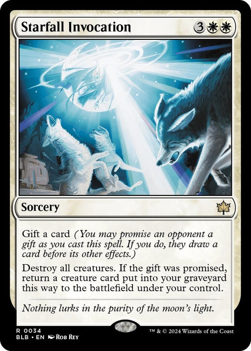 Image for Starfall Invocation (34) (Foil) [Bloomburrow] - Magic: The Gathering