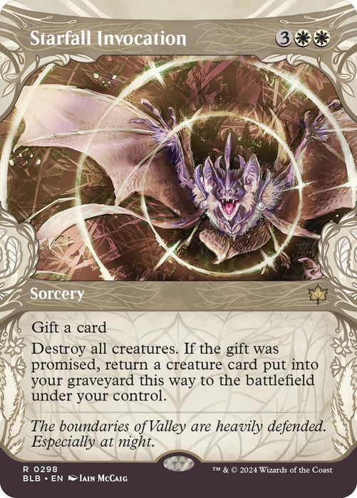 Image for Starfall Invocation (Showcase) (298) (Foil) [Bloomburrow] - Magic: The Gathering