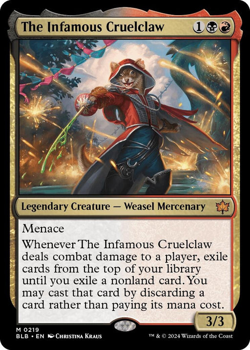 Image for The Infamous Cruelclaw (219) [Bloomburrow] - Magic: The Gathering