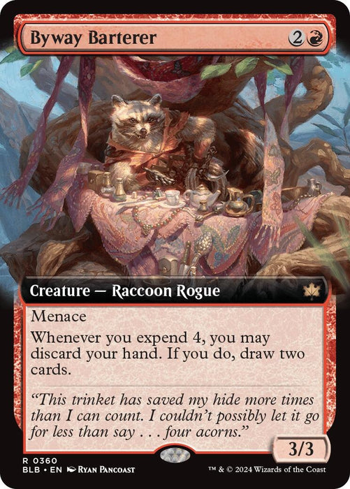 Image for Byway Barterer (Extended Art) (360) (Foil) [Bloomburrow] - Magic: The Gathering