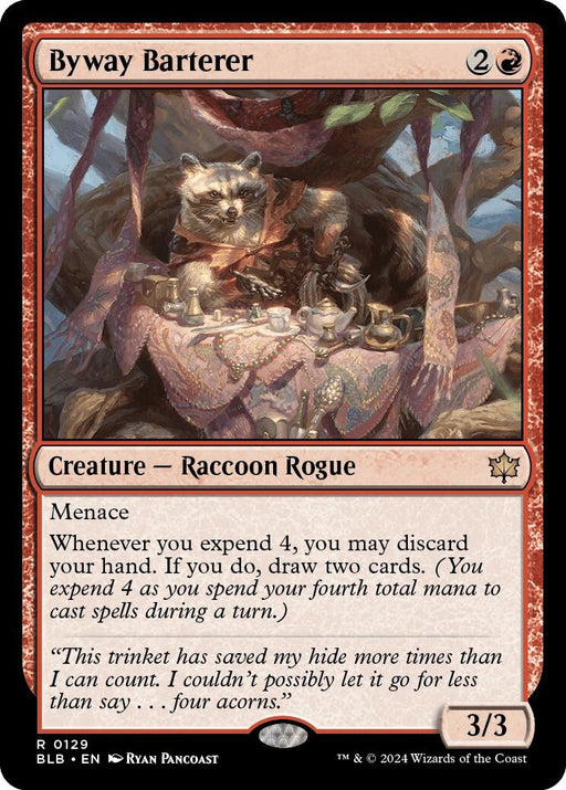 Image for Byway Barterer (129) (Foil) [Bloomburrow] - Magic: The Gathering
