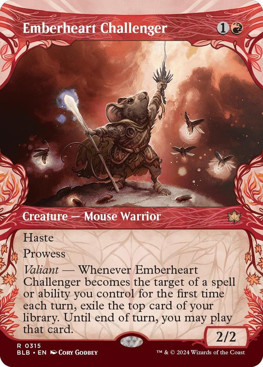 Image for Emberheart Challenger (Showcase) (315) (Foil) [Bloomburrow] - Magic: The Gathering
