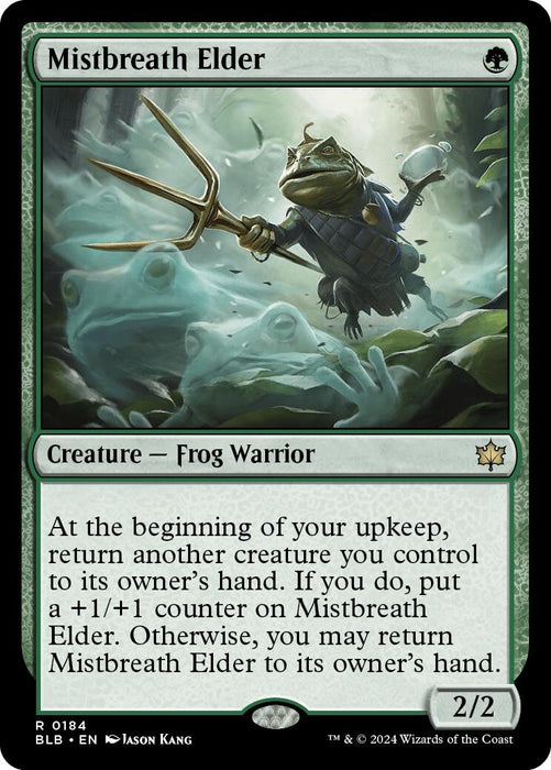 Image for Mistbreath Elder (184) (Foil) [Bloomburrow] - Magic: The Gathering