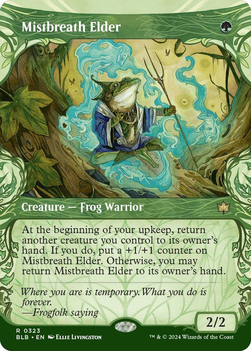 Image for Mistbreath Elder (Showcase) (323) (Foil) [Bloomburrow] - Magic: The Gathering