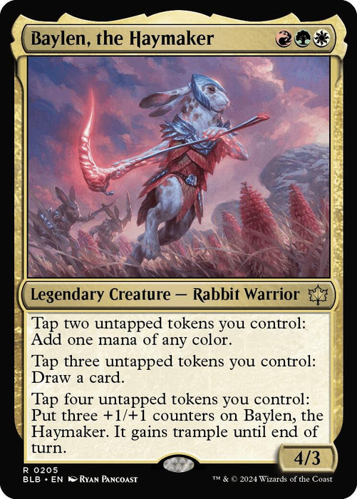 Image for Baylen, the Haymaker (205) [Bloomburrow] - Magic: The Gathering