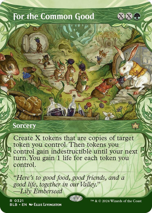 Image for For the Common Good (Showcase) (321) (Foil) [Bloomburrow] - Magic: The Gathering