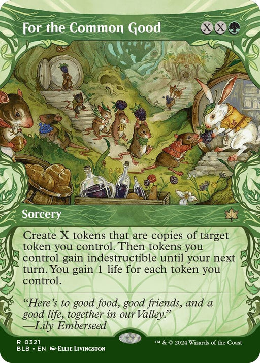 Image for For the Common Good (Showcase) (321) (Foil) [Bloomburrow] - Magic: The Gathering