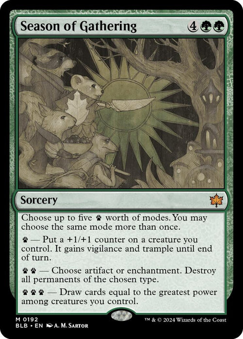 Image for Season of Gathering (192) [Bloomburrow] - Magic: The Gathering