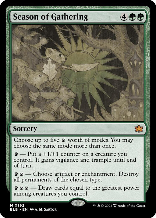 Image for Season of Gathering (192) [Bloomburrow] - Magic: The Gathering