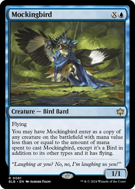 Image for Mockingbird (61) (Foil) [Bloomburrow] - Magic: The Gathering