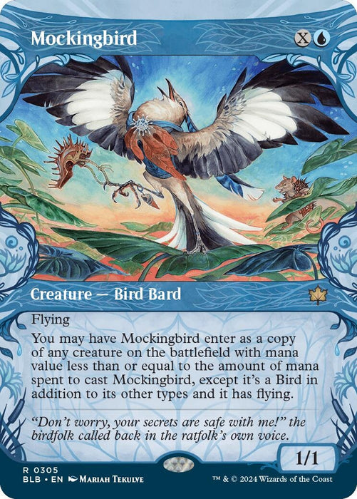 Image for Mockingbird (Showcase) (305) [Bloomburrow] - Magic: The Gathering