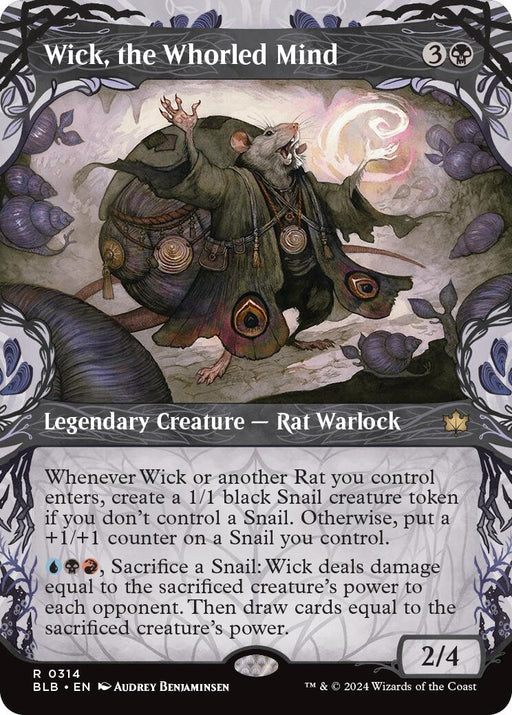 Image for Wick, the Whorled Mind (Showcase) (314) (Foil) [Bloomburrow] - Magic: The Gathering