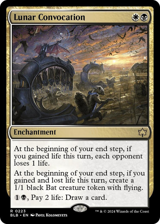 Image for Lunar Convocation (223) (Foil) [Bloomburrow] - Magic: The Gathering