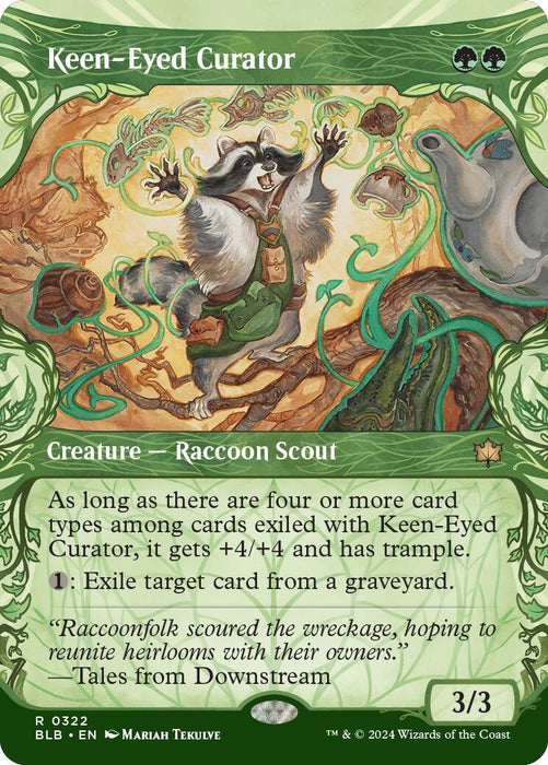 Image for Keen-Eyed Curator (Showcase) (322) (Foil) [Bloomburrow] - Magic: The Gathering