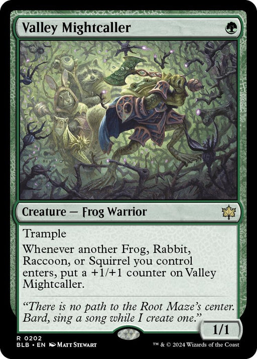 Image for Valley Mightcaller (202) [Bloomburrow] - Magic: The Gathering