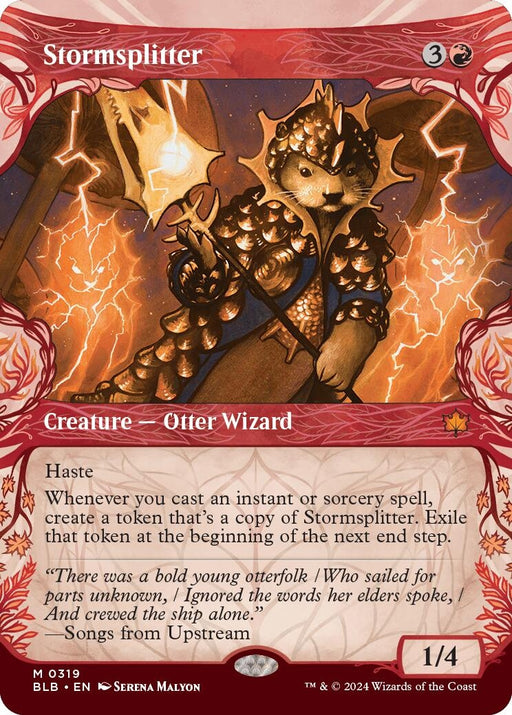 Image for Stormsplitter (Showcase) (319) (Foil) [Bloomburrow] - Magic: The Gathering