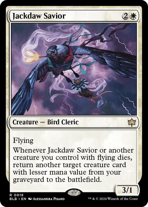 Image for Jackdaw Savior (18) (Foil) [Bloomburrow] - Magic: The Gathering