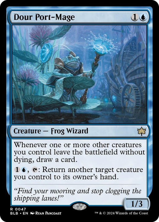 Image for Dour Port-Mage (47) [Bloomburrow] - Magic: The Gathering