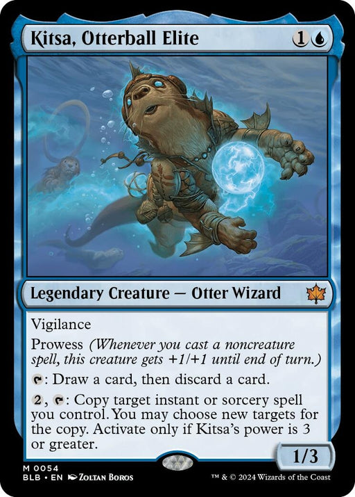 Image for Kitsa, Otterball Elite (54) [Bloomburrow] - Magic: The Gathering