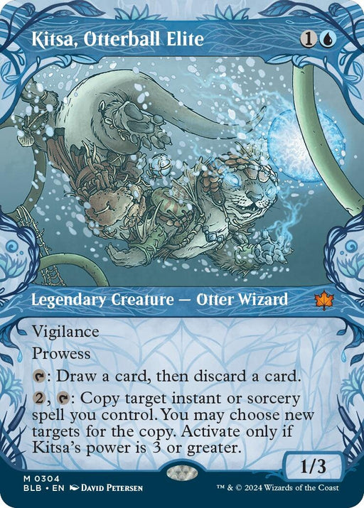 Image for Kitsa, Otterball Elite (Showcase) (304) [Bloomburrow] - Magic: The Gathering